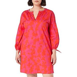APART Fashion Blousejurk voor dames, Roze-oranje-rood, 40