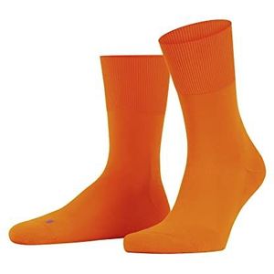 FALKE Uniseks-volwassene Sokken Run U SO Katoen Dun eenkleurig 1 Paar, Orange (Bright Orange 8930), 39-41