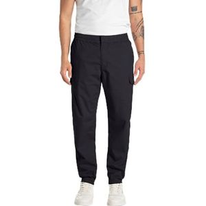 Replay Cargobroek voor heren, katoen, 970 Dark Navy, 27W x 32L
