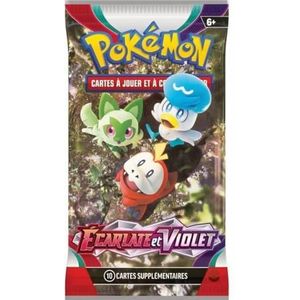 Pokémon Booster-scharlaken en violet serie 1 (EV01), gezelschapsspel, verzamelkaarten, vanaf 6 jaar, POEV02