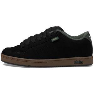 Etnies Heren Kingpin Skate Shoe, Zwart/Groen/Gum, 9,5 UK, Zwart Groen Gum, 44 EU