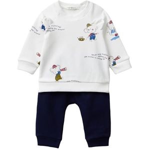 United Colors of Benetton Comp (shirt + broek), Wit, 50