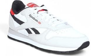 Reebok - Classic Leather - Sneakers - White Mist Grey Black - Uniseks