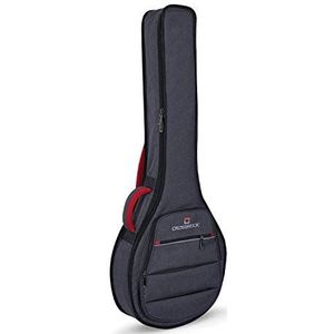 Crossrock CRSG107BJ 5 String Resonator Banjo Bag, 10mm Padding, Rugzak beschikbaar, Donkergrijs (CRSG107BJGR)