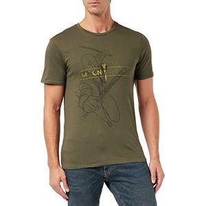 Marvel MEMOOKNTS002 T-shirt, Army, maat S