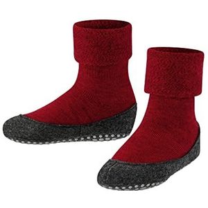 FALKE Uniseks-kind Stopper Sokken Cosyshoe K HP Wol Noppen op de zool 1 Paar, Rood (Fire 8150), 33-34