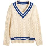 Gant - 8060099 Eights - Trui - Beige - Wol - Lange Mouwen