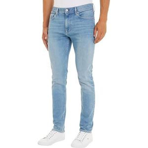 Tommy Hilfiger Heren Slim Bleecker Pstr Maui Blauwe Denim Broek, Maui Blauw, 33W / 36L