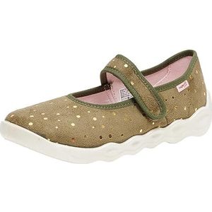 Superfit Bubble pantoffels voor meisjes, Groen Goud 7000, 38 EU