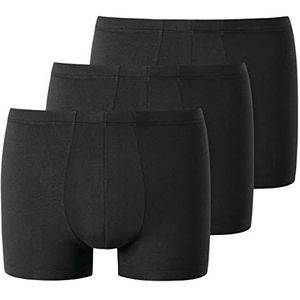 Uncover by Schiesser Heren 3pack shorts ondergoed, zwart, 3XL, zwart, 3XL