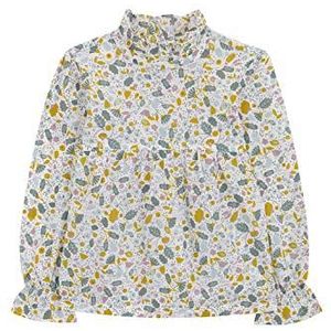 Gocco Blouse met bloemen, meisjes - ivoor - 152