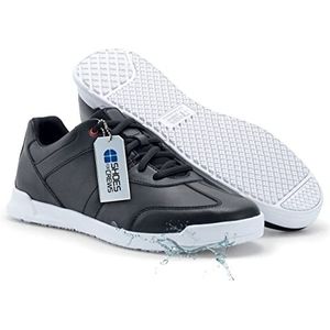 Shoes for Crews 32835-41/7 Freestyle II - witte buitenzool, casual heren antislip schoenen, maat 41 EU, ZWART & WIT