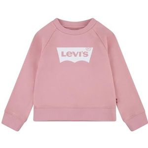 Levi's Meisje Lvg Key Item Logo Crew 3e6660 Sweatshirt, Roze Icing, 8 jaar