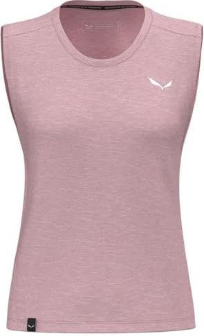 Salewa - Eagle Mini Logo - T-shirt - Zwart - Merinowol - Lichtgewicht