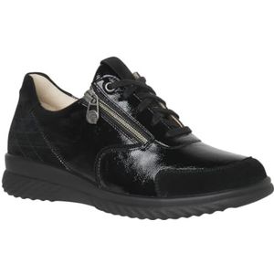 Ganter Heike-H Sneakers voor dames, zwart, 43 EU breed, zwart, 43 EU Breed
