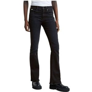 G-STAR 3301 Flare Jeans Jeans dames, blauw (Worn in Black Vortex D21290-a634-g730), 32W / 34L