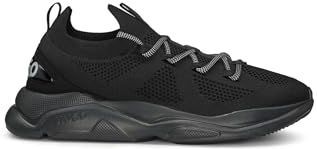 Hugo - Leon Kn 01 - Sneakers - Zwart - Bovenmateriaal: 50% Polyamide, 50% Polyurethaan