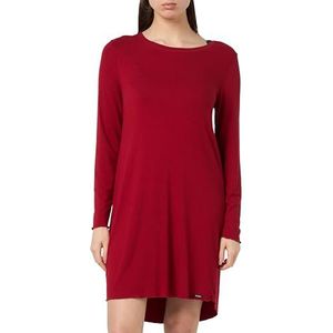 Skiny Every Night Special Nachthemd voor dames, lange mouwen, rood, regular, Rot, One size