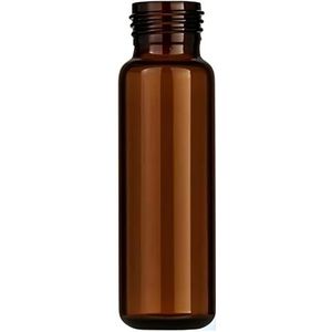 Macherey & Nagel ML-7196 Glas Headspace Schroefdraadfles, 20 ml capaciteit, 75,5 mm hoogte x 22,5 mm diameter, bruin, 100 stuks