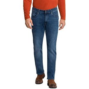 Pioneer Rando Jeans voor heren, Blauw Used Buffies 6824, 35W x 40L