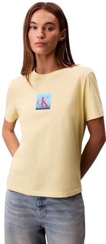 Calvin Klein Jeans - SS Classic Boxed Monogram TEE LV047D874G - T-shirt - Geel