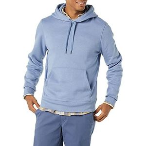 Amazon Essentials Men's Fleecetrui met capuchon (verkrijgbaar in grote en lange maten), IJsblauw, XL