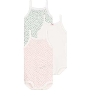 Petit Bateau Rompertjes voor babymeisjes (set van 3), variant 1, 3 Maanden