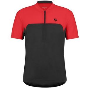Ziener - NARIUS - Fietsshirt - Rood - Korte Mouwen - Ademend - Sneldrogend