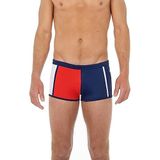 JANSON Waterpolo Swim Trunks, marineblauw, rood en wit, 2XL heren, marineblauw, rood en wit, XXL