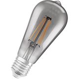 LEDVANCE LED lamp | Lampvoet: E27 | Warm wit | 2700 K | 6 W | SMART+ Filament Edison Dimmable [Energie-efficiëntieklasse A+]