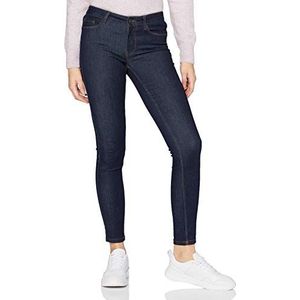 VERO MODA Vmseven Slim Fit Jeans voor dames, normale taille, donkerblauw (dark blue denim), (XS) W x 34L