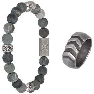 iXXXi Men Sieraden set Mercedes Antiek zilver | 23mm