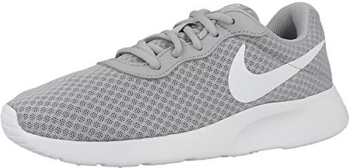 NIKE Tanjun dames Hardloopschoenen, Wolf Grijs Wit Barely Volt Bl, 35.5 EU
