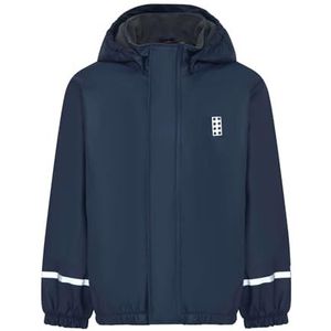 Kabooki Uniseks Lwjipe-gevoerde regenjas voor kinderen, Donker Navy, 152