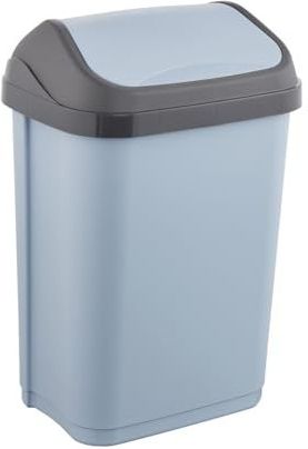 keeeper - Swantje - Afvalemmer - Blauw - 10 l - 25,5 x 19 x 38 cm