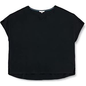 TRIANGLE Dames T-shirt korte mouwen, Schwarz, 54 NL