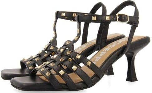 Gioseppo - Krizevci - Sandalen - Zwart - Visserschoenstijl - Hakhoogte 6,5 cm