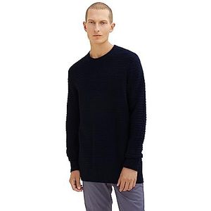 TOM TAILOR Uomini Gebreide trui 1033655, 10668 - Sky Captain Blue, 3XL