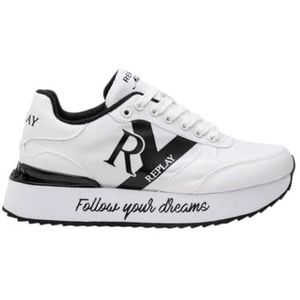 Replay Penny RY Sneakers voor dames, 061 wit, 41 EU, 061, wit, 41 EU