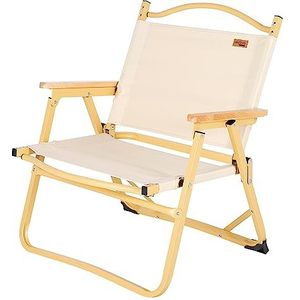 AKTIVE 63021 Klapstoel voor camping, type glamping Sabana, materiaal: polyester en aluminium, robuust, maximaal draagvermogen 110 kg, afmetingen 55 x 52 x 62 cm