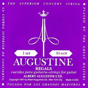 Augustine klassieke gitaarsnaren Regal Label set Black light