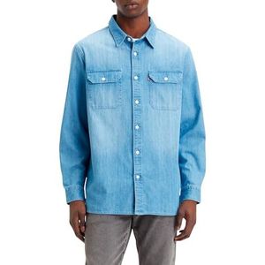 Levi's Heren Jackson Worker Shirt (1 stuks), Franklin Light Wash, L