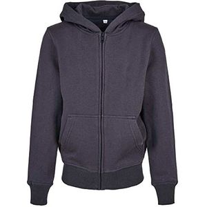 Build Your Brand - Organic Basic Sweatshirt - Katoen - Met Rits