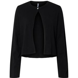 pieces - PCORINA LS O-NECK KNIT CARDIGAN - Zwart - Vest