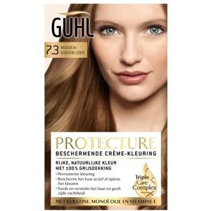 Guhl protecture haarverf beschermende creme-kleuring 7 voordeelverpakking st - Drogisterij online | Ruim assortiment | beslist.nl