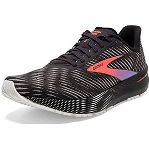 Brooks Hyperion Tempo Damessneakers, zwart/koraal/violet, 36,5 EU, Noir Corail Violet, 36.5 EU