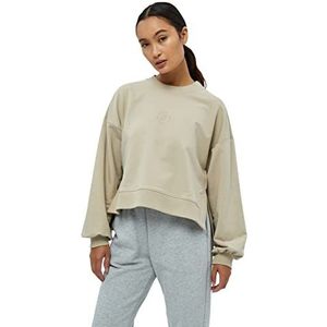 Beyond Now Cassie GOTS Sweatshirt met ronde hals | Beige sweatshirts voor dames VK | Lente trui voor dames | maat XL