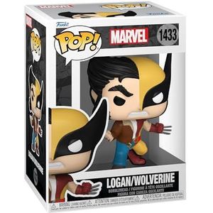 Funko POP! Marvel: Split - Wolverine/Logan - Marvel Comics - Verzamelbaar Vinyl Figuur - Cadeau Idee - Officiële Merchandise -Stripboeken Fans - Modelfiguur voor Verzamelaars