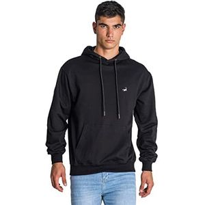 Gianni Kavanagh Zwart (Black Essential Scorpio HoodieBlack), Zwart, L