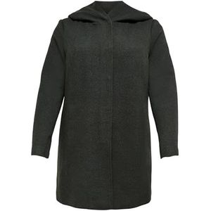 ONLY Carmakoma Carsedona Light Coat OTW Noos damesmantel, Rosin/detail: melange, 42-44